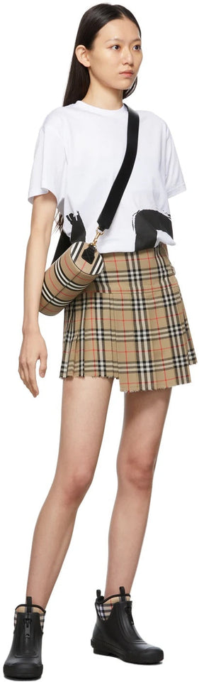 BURBERRY VINTAGE CHECK BARREL BAG