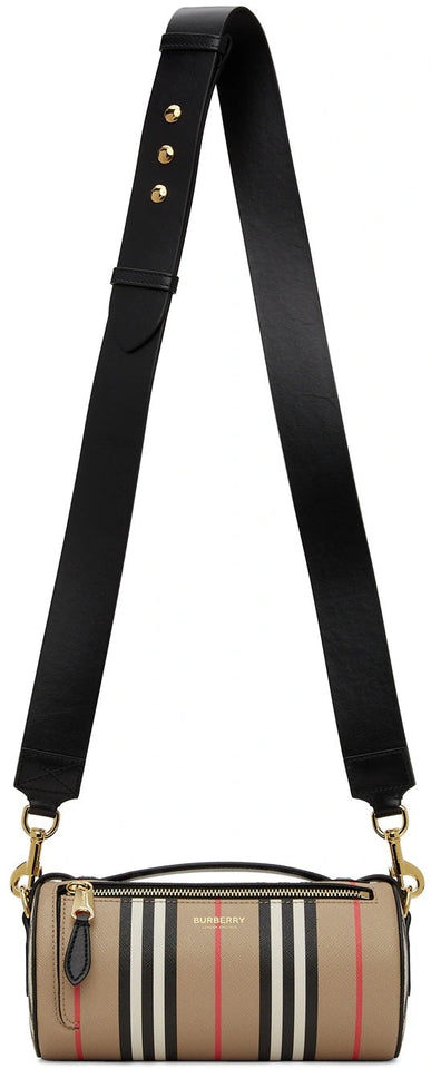 BURBERRY VINTAGE CHECK BARREL BAG