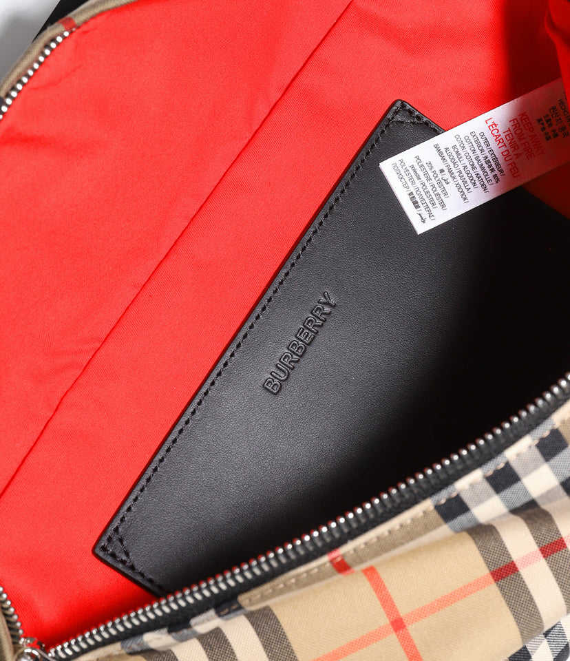 BURBERRY VINTAGE CHECK MEDIUM BUM BAG