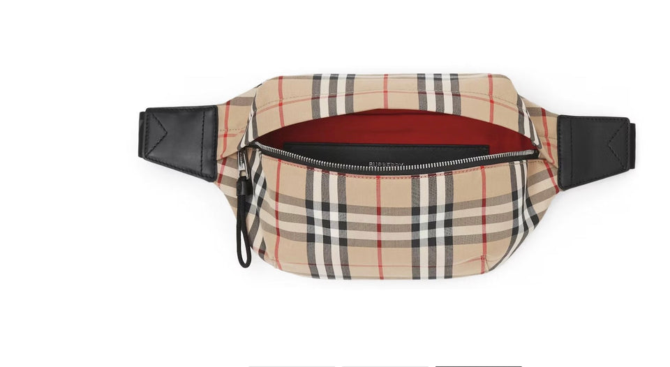 BURBERRY VINTAGE CHECK MEDIUM BUM BAG