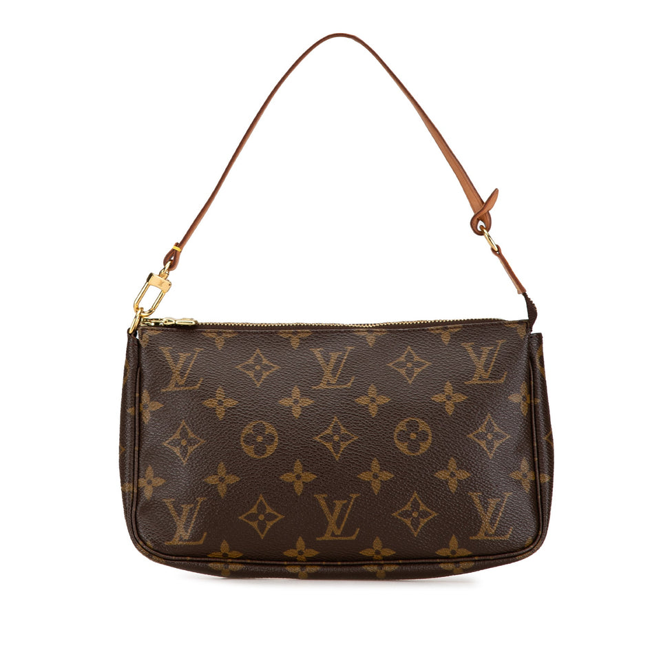 Brown Louis Vuitton Monogram Pochette Accessoires Shoulder Bag