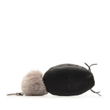 Black Louis Vuitton Monogram Eclipse Chinchilla Pouch