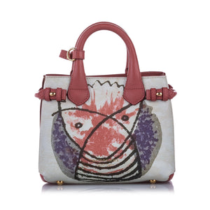 Burberry Banner Leather Satchel (SHG-11412)