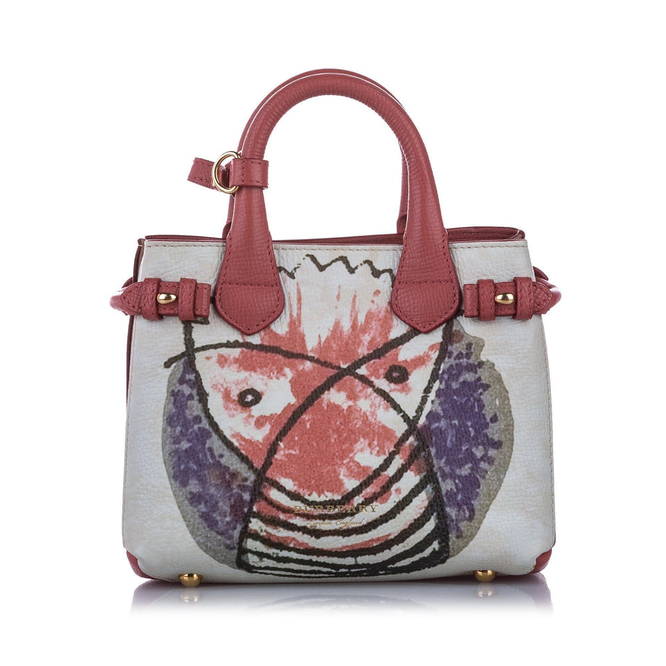 Burberry Banner Leather Satchel (SHG-11412)