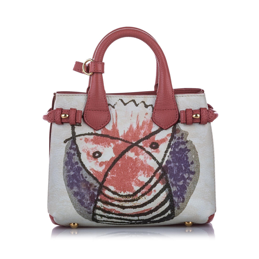 Burberry Banner Leather Satchel (SHG-11412)