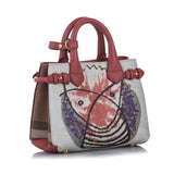 Burberry Banner Leather Satchel (SHG-11412)