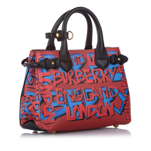 Burberry Banner Leather Satchel (SHG-14267)