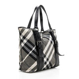 Burberry Beat Check Victoria Tote (SHF-11715)