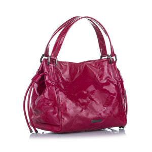 Burberry Bilmore Patent Leather Tote Bag (SHG-18705)