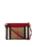 BURBERRY HOUSE CHECK DERBY CROSSBODY CLUTCH BAG