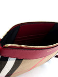 BURBERRY HOUSE CHECK DERBY CROSSBODY CLUTCH BAG