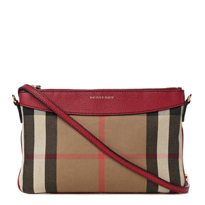 BURBERRY HOUSE CHECK DERBY CROSSBODY CLUTCH BAG