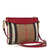BURBERRY HOUSE CHECK DERBY CROSSBODY CLUTCH BAG