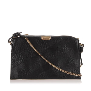 Burberry Embossed Chichester Leather Crossbody Bag (SHG-10534)