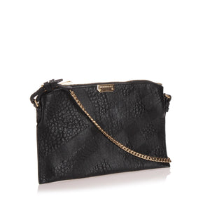 Burberry Embossed Chichester Leather Crossbody Bag (SHG-10534)