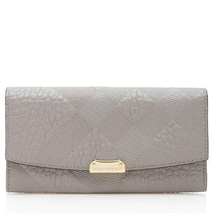 Burberry Embossed Leather Porter Wallet