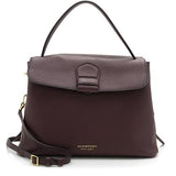 Burberry Grained Leather Camberly Top Handle Convertible Satchel