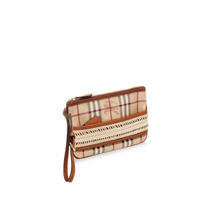 Burberry Haymarket Check Pochette (SHG-13349)