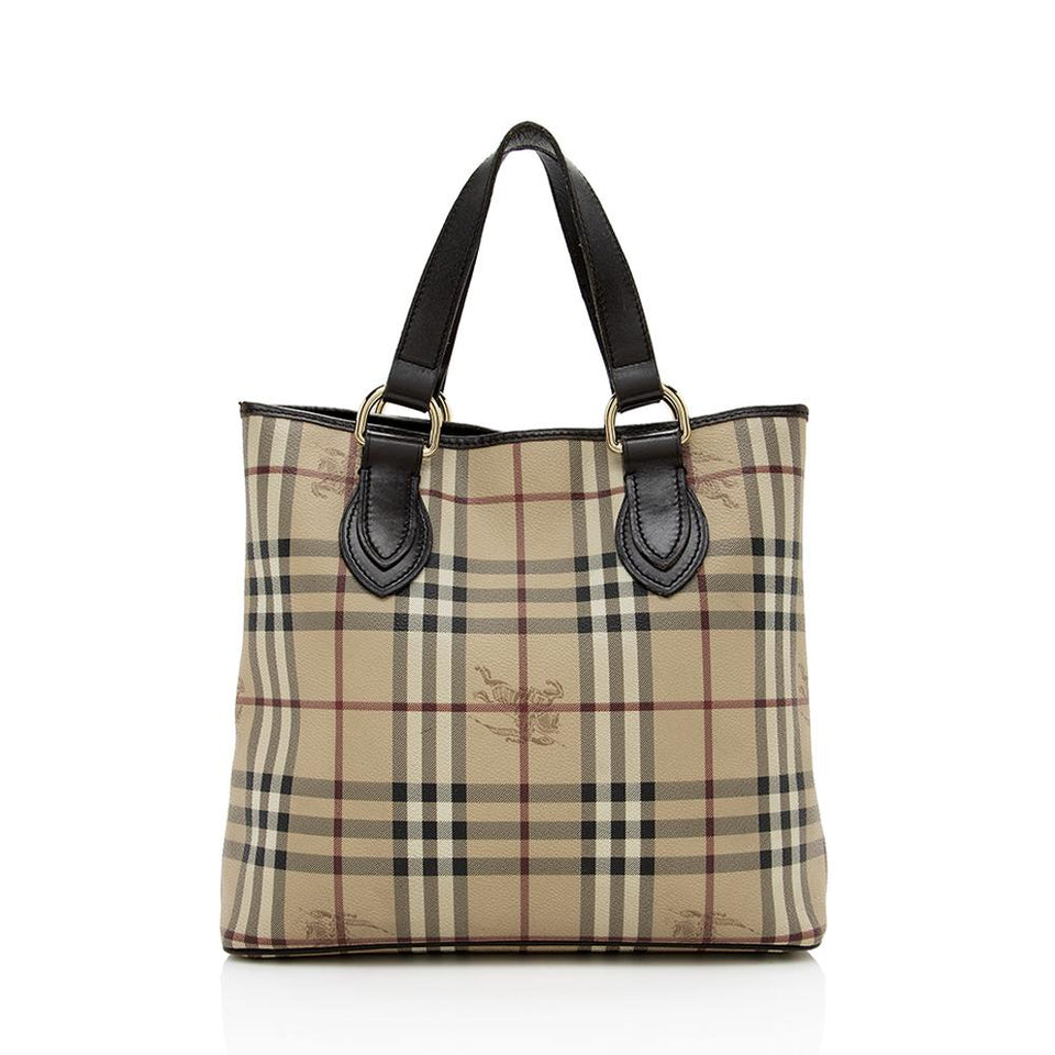 Burberry Haymarket Check Medium Tote (SHF-14421)