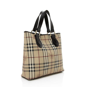 Burberry Haymarket Check Medium Tote (SHF-14421)