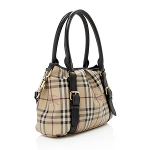 Burberry Haymarket Check Northfield Satchel (SHF-14052)