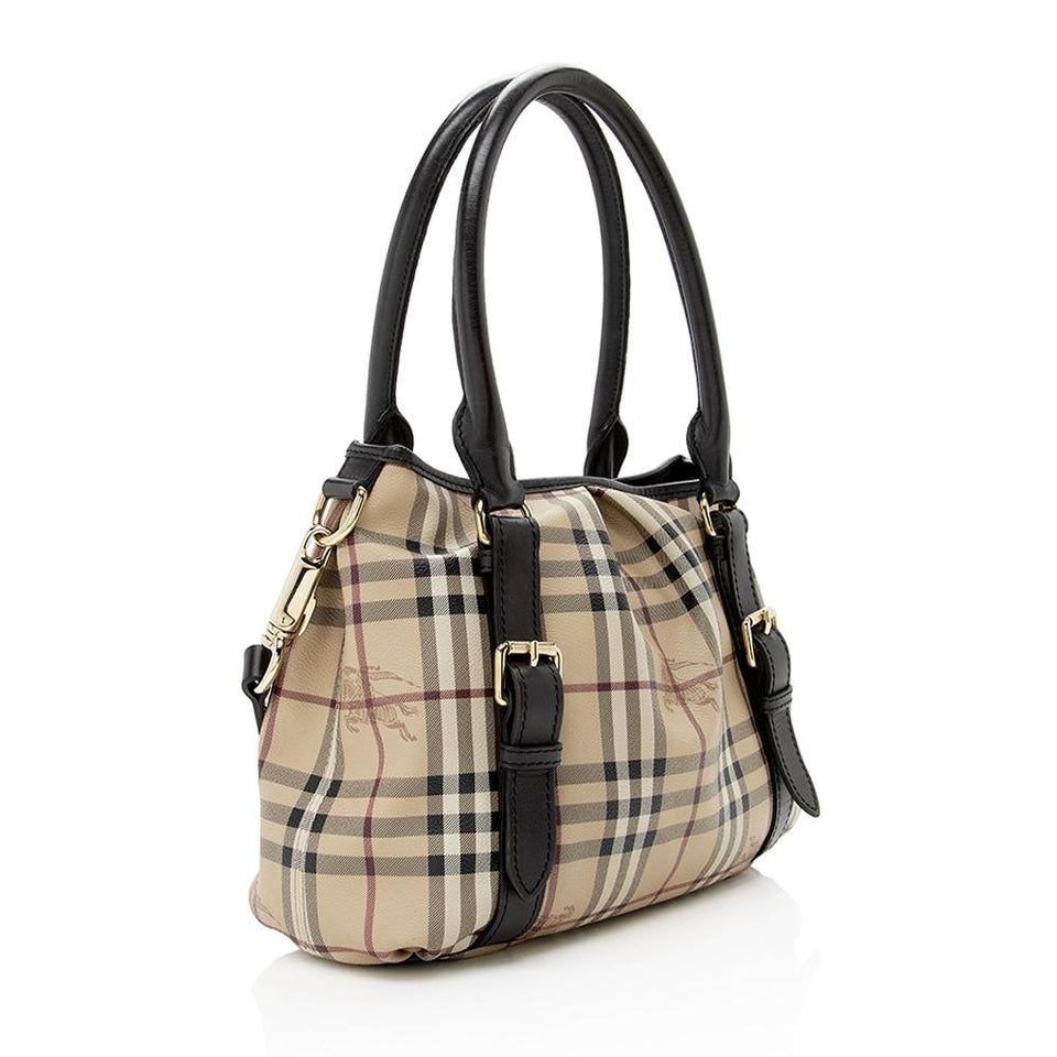 Burberry Haymarket Check Northfield Satchel (SHF-14052)