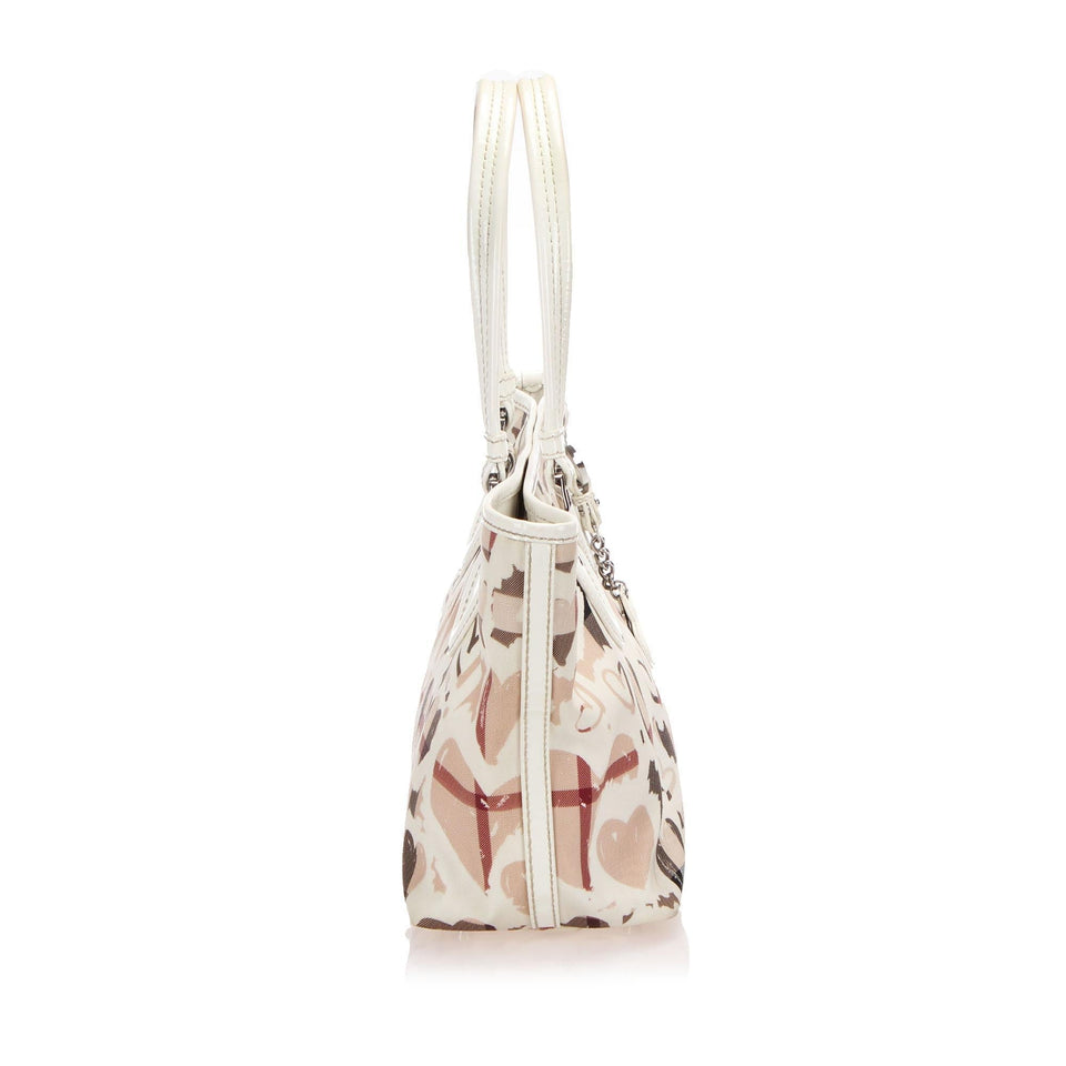 Burberry Nova Check Hearts Tote (SHG-12650)