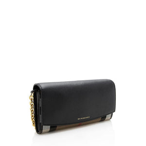 Burberry Horseferry Check Henley Wallet On Chain Bag (SHF-12976)