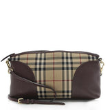 Burberry Horseferry Check Leather Chichester Crossbody Bag