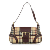 Burberry House Check Canvas Baguette (SHG-16674)
