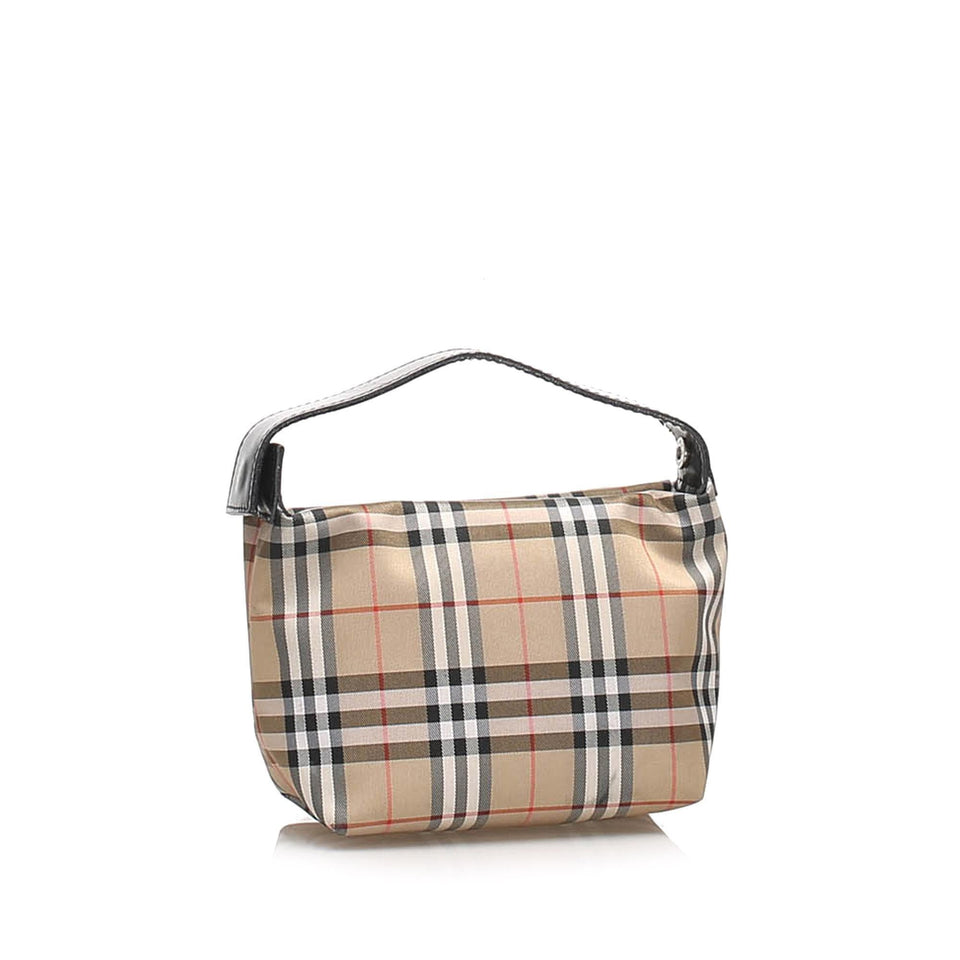 Burberry House Check Canvas Handbag (SHG-11145)
