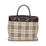 Burberry House Check Canvas Handbag (SHG-14229)
