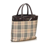 Burberry House Check Canvas Handbag (SHG-14229)