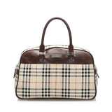 Burberry House Check Canvas Handbag (SHG-14231)