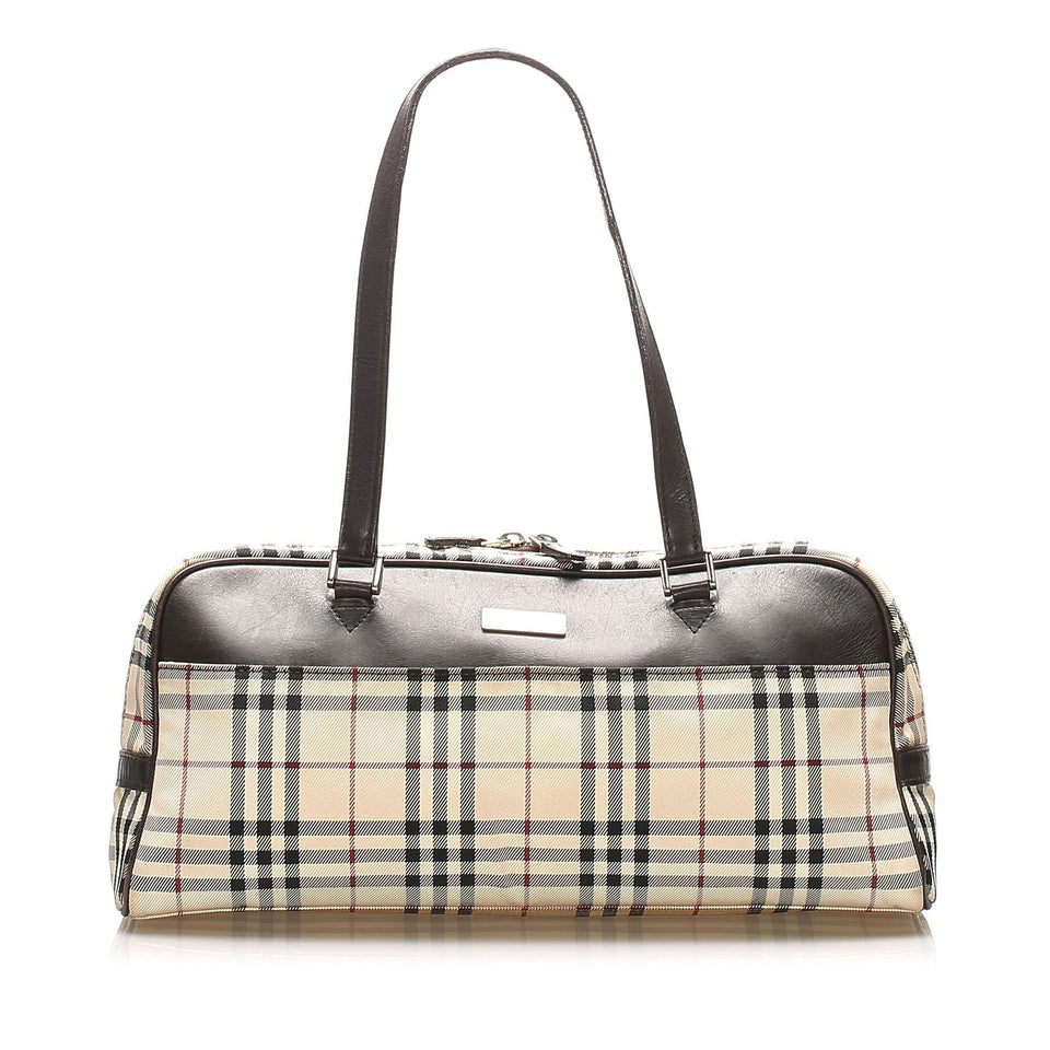 Burberry House Check Canvas Handbag (SHG-15261)