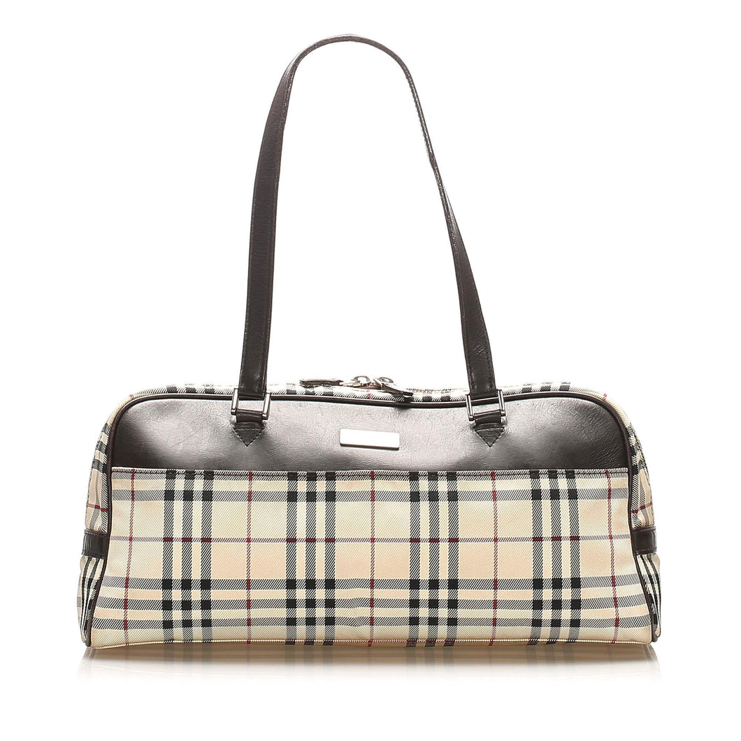 Burberry House Check Canvas Handbag (SHG-15261)
