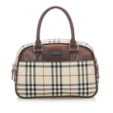 Burberry House Check Canvas Handbag (SHG-16757)