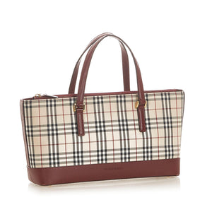 Burberry House Check Canvas Handbag (SHG-20443)