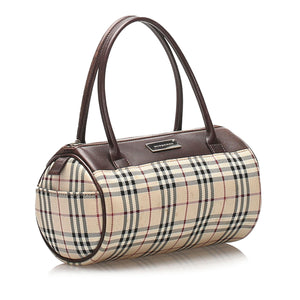 Burberry House Check Canvas Shoulder Bag (SHG-10806)