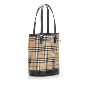Burberry House Check Canvas Tote Bag (SHG-16204)