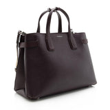 Burberry House Check Leather Banner Medium Tote (SHF-13541)