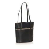 Burberry House Check Leather Shoulder Bag (SHG-15502)