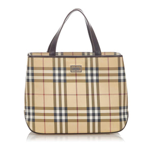 Burberry House Check PVC Handbag (SHG-17451)