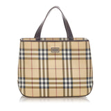 Burberry House Check PVC Handbag (SHG-17451)