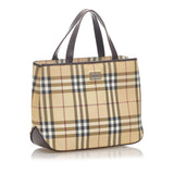 Burberry House Check PVC Handbag (SHG-17451)