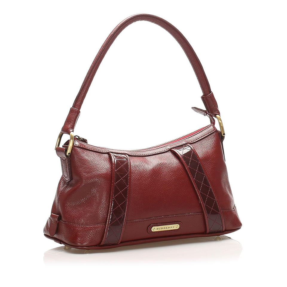 Burberry Leather Baguette (SHG-15700)