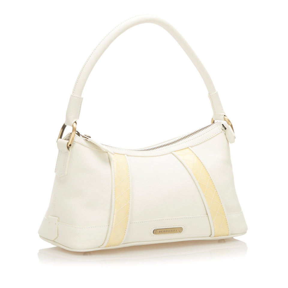 Burberry Leather Baguette (SHG-17852)