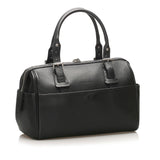 Burberry Leather Boston Bag (SHG-11745)