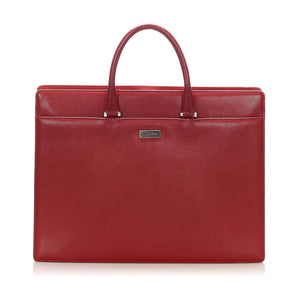 Burberry Leather Business Bag (SHG-15264)