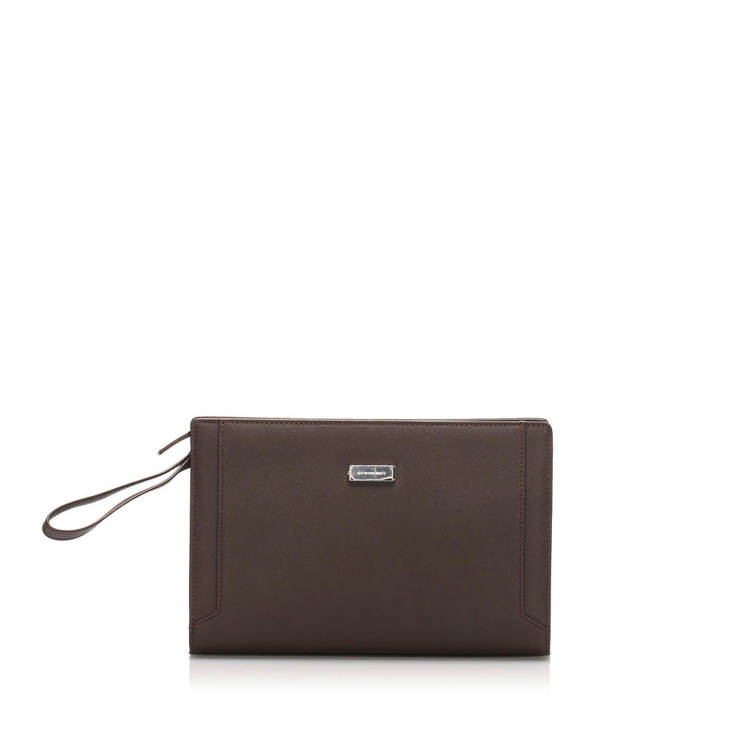 Burberry Leather Clutch Bag (SHG-10814)